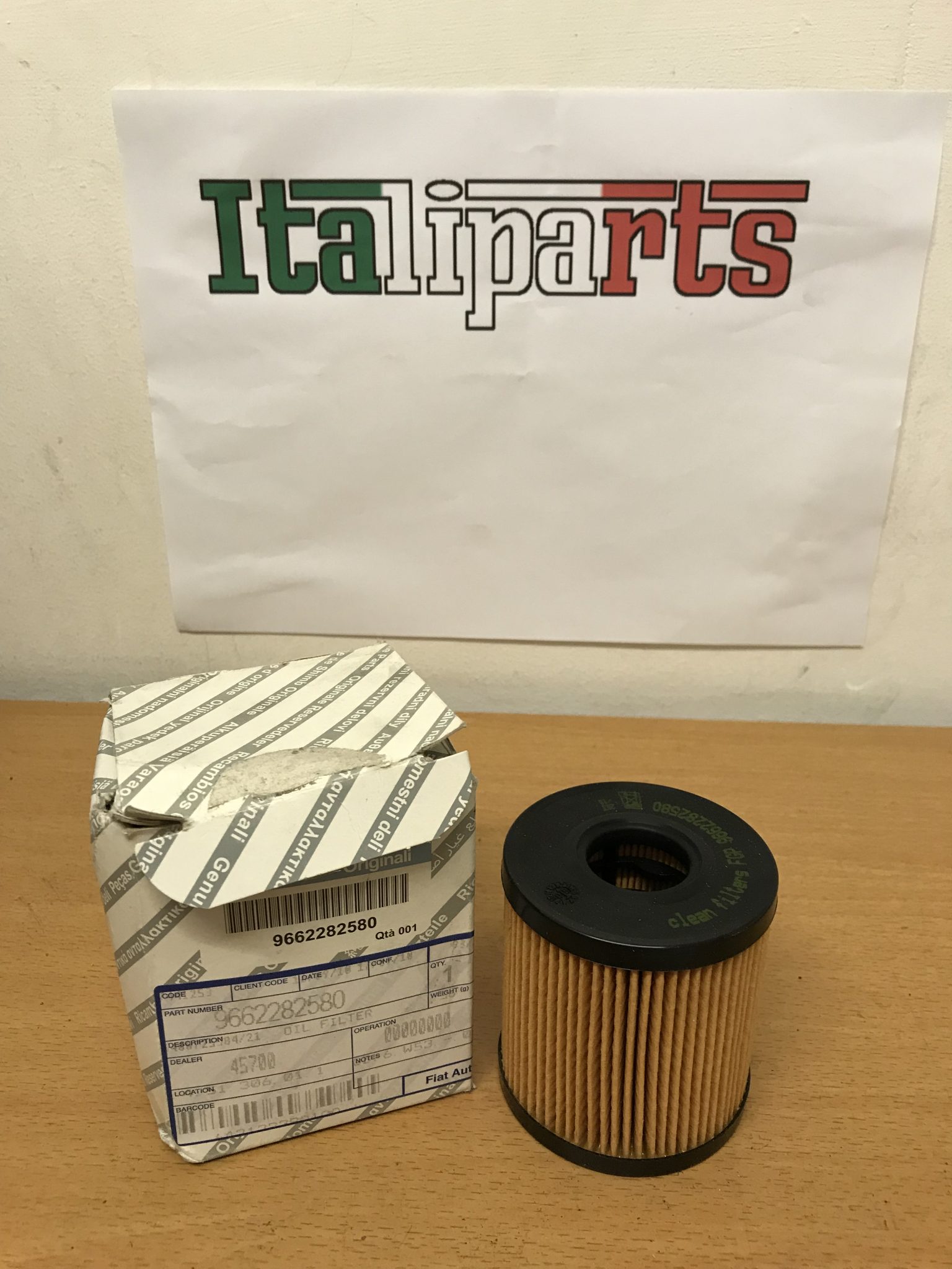 Oil filter - 9662282690 - Fiat Ducato 2006-2014 - 2.2 JTD - Italiparts