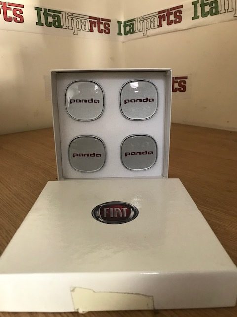 Panda Rim Cap Wheel set cap set silver grey - 50926783 - Fiat Panda 2012 on - Italiparts
