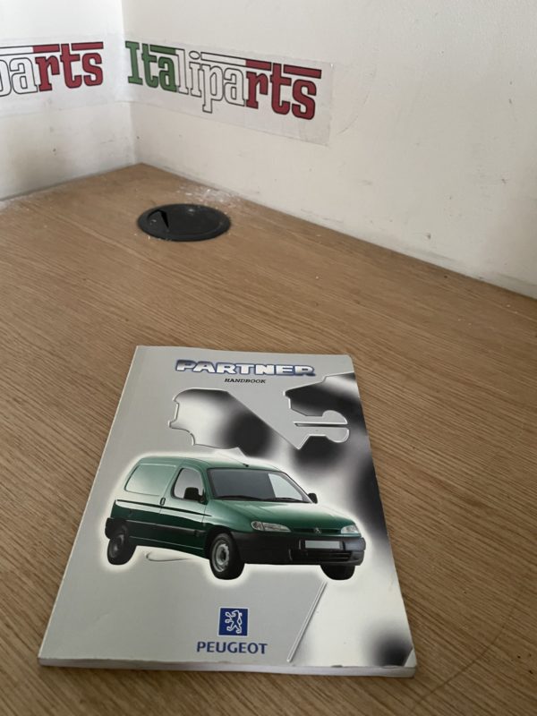 Handbook - AN97M490320 - Peugeot Partner **may have storage marks**