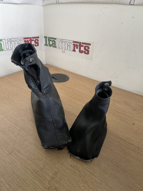 Gear and handbrake gaiter set black - Alfa Romeo 166 V6 Sportronic **used parts**