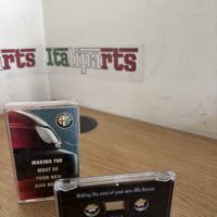 'Making the most of your new Alfa Romeo' cassette - Alfa Romeo 145 146 **used item case cracked'