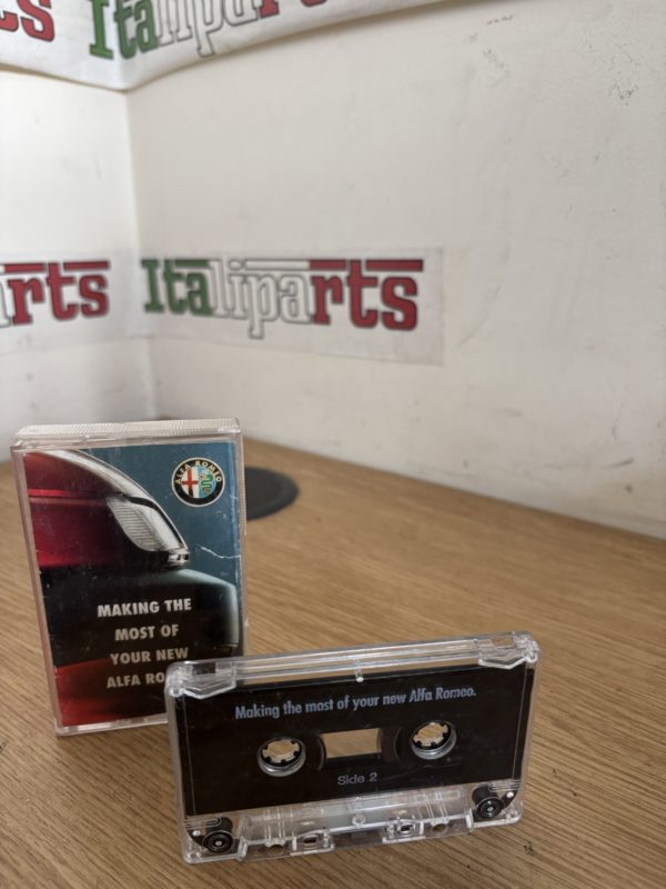 'Making the most of your new Alfa Romeo' cassette - Alfa Romeo 145 146 **used item case cracked'