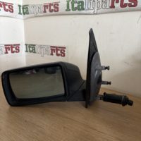 Door mirror left in green manual adjustment - Alfa Romeo 155 **used part some scratches/damage**