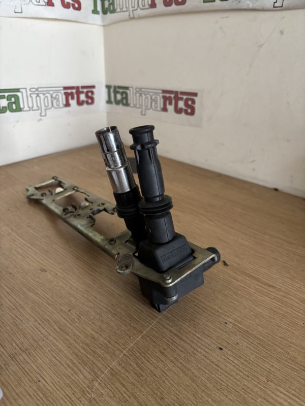 Coil pack with holder - Bosch 0356 100 107  46755605 - Alfa Romeo 147 156 166 GTV Spider GT TS **used parts**