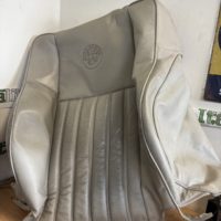 Seat cover back rest front left seat beige - 1765022 - Alfa Romeo 166 **used**