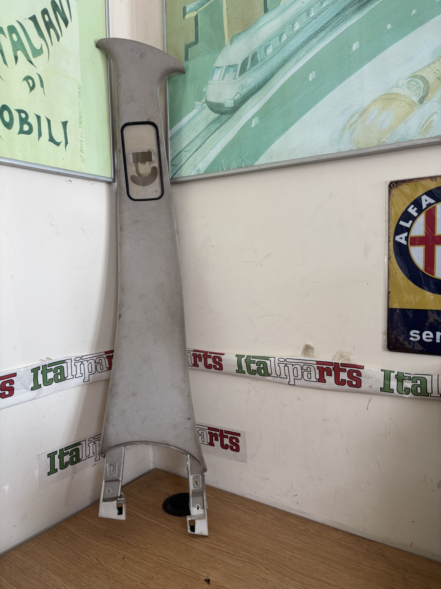 B pillar trim beige - 1772901 - Alfa Romeo 166 **used part**