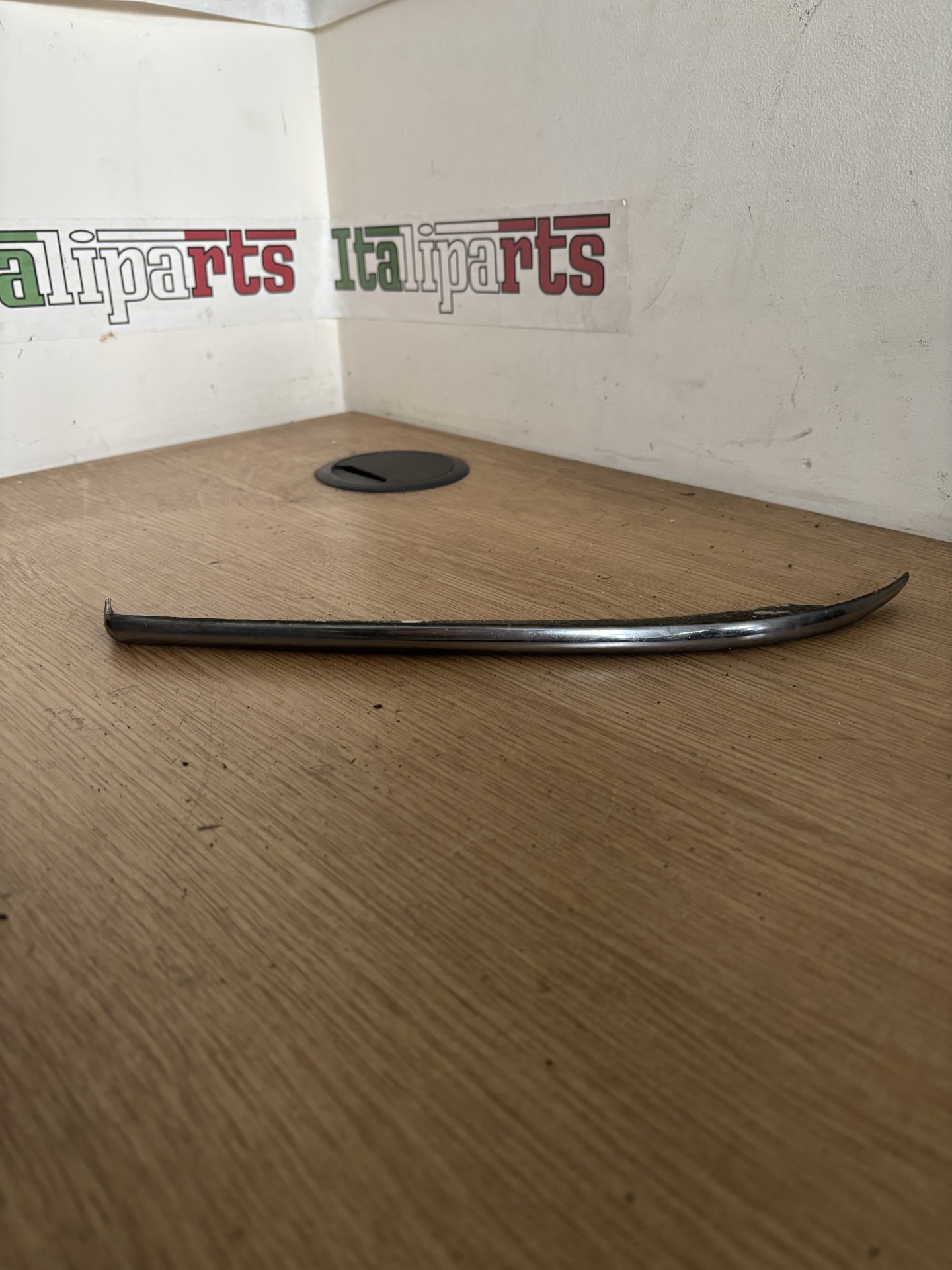 Headlight chrome trim left - Alfa Romeo 166 original **used part**