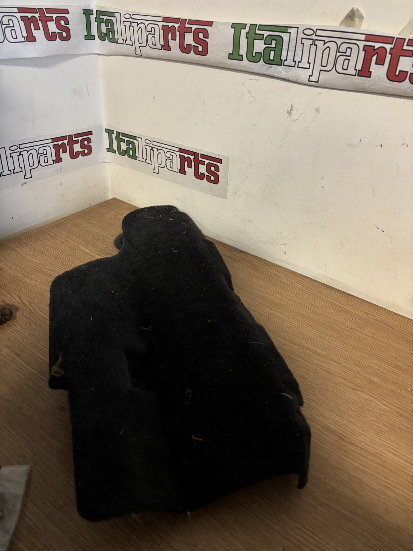 Front foot well carpet trim under glove box dark grey - Alfa Romeo 166 **used part**