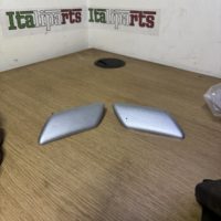 Headlight washer cover pair grey - 156049705  156049706 - Alfa Romeo 166 facelift **used parts**