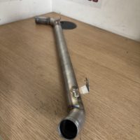 Lower radiator pipe stainless steel - 60590003  60556688 - Alfa Romeo 155 1.7/1.8/2.0 TS  **not OEM**