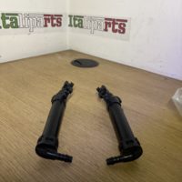 Headlight washer jet and tube pair - 71737916 71736984 - Alfa Romeo 166 facelift **used parts**