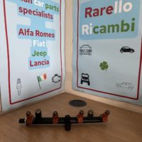 Injector rail with injectors - Bosch 0 280 151 048 and 0280 155 769  60667012 - Alfa Romeo 147 156 GT 166 2.0 TS **used parts**