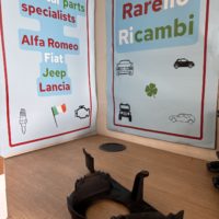 Cambelt cover - 60603346 - Alfa Romeo 145 146 155 156 GTV Spider 1994-2006 **used part, small crack in screw fixing area**