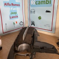 Lower bumper trim with metal mesh - 60680905 - Alfa Romeo 166 facelift **used part some marks**